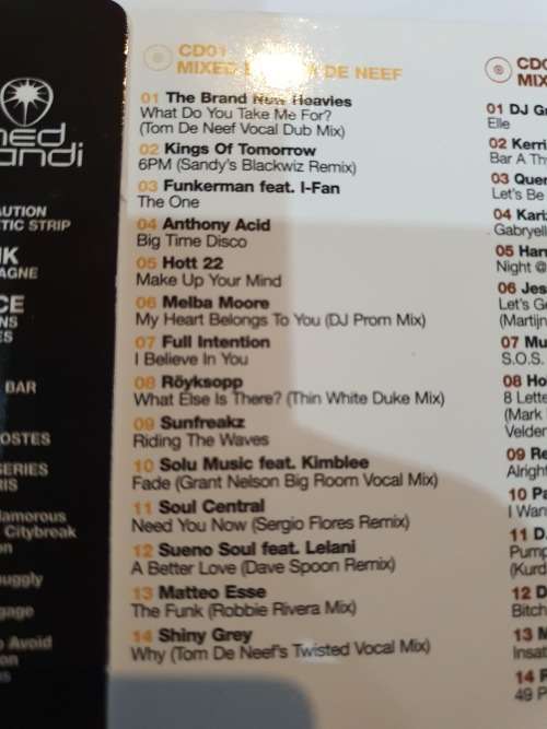 Tom De Neef & Rob Wilder  Hed Kandi World Series Live: Paris  2 × CD Mixed