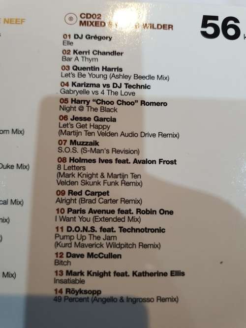 Tom De Neef & Rob Wilder  Hed Kandi World Series Live: Paris  2 × CD Mixed