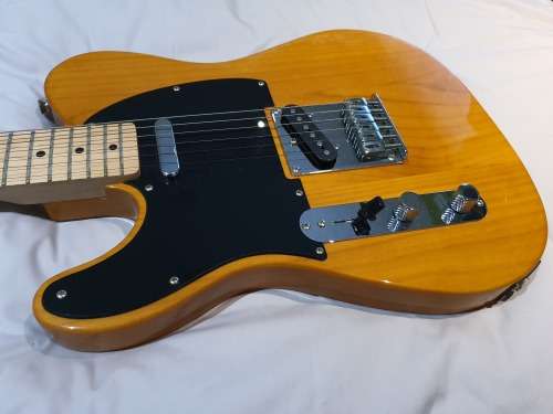 Squier Affinity Telecaster Electric Guitar Butterscotch Blonde - Left Handed