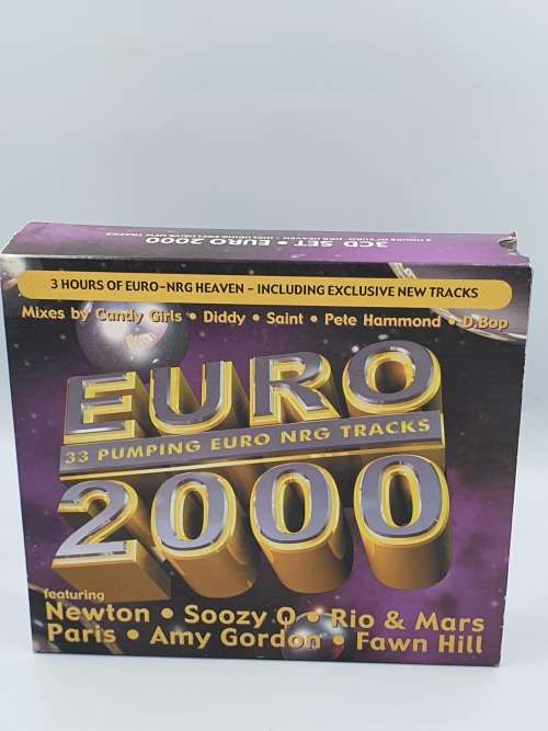 EURO 2000 - 33 Pumping Euro NRG Tracks- 3 CD Set Mint Import