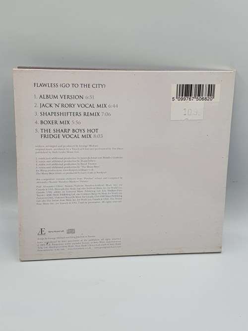 George Michael Flawless CD Single  - CD Mint Import