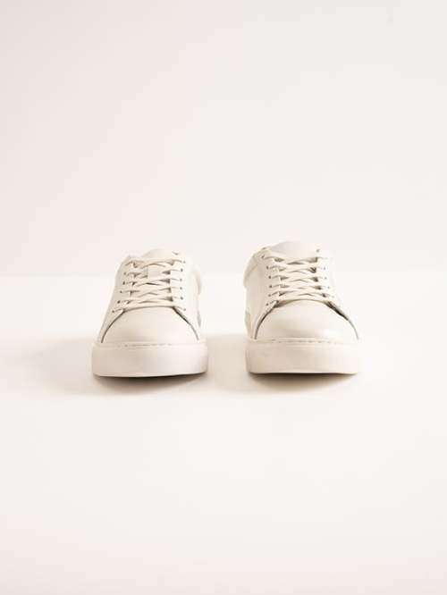 Polo Classic Leather White Men`s Sneakers UK 9