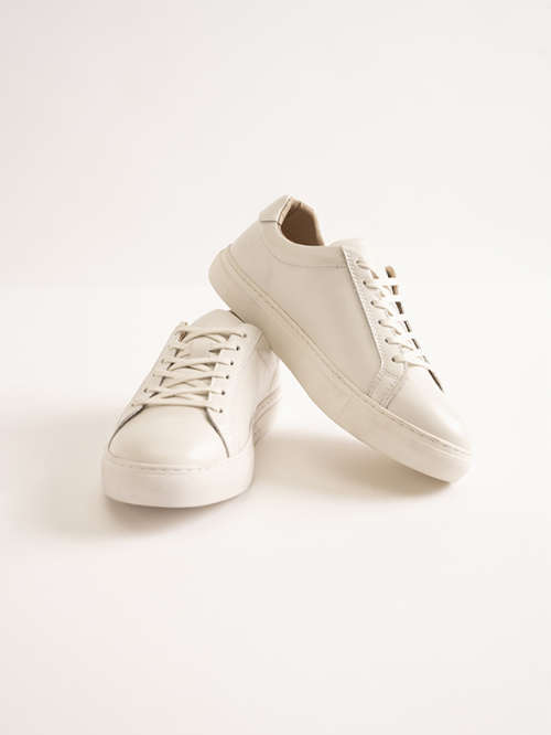 Polo Classic Leather White Men`s Sneakers UK 9