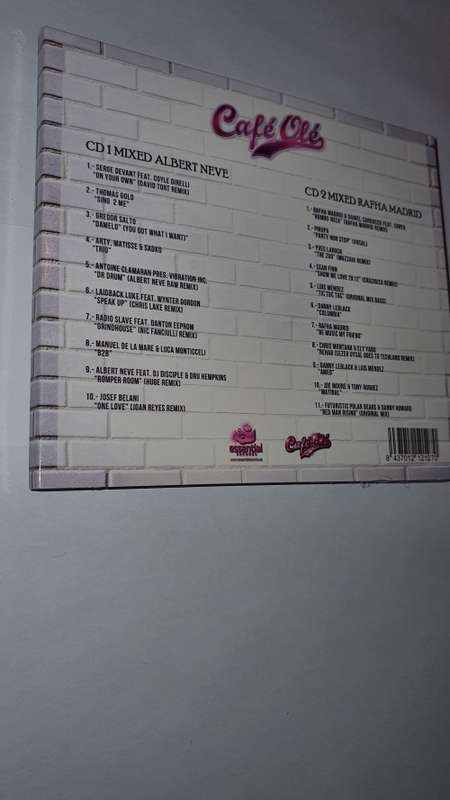 Cafe Ole, Mixed by Albert Neve and Rafha Madrid - 2012 double CD