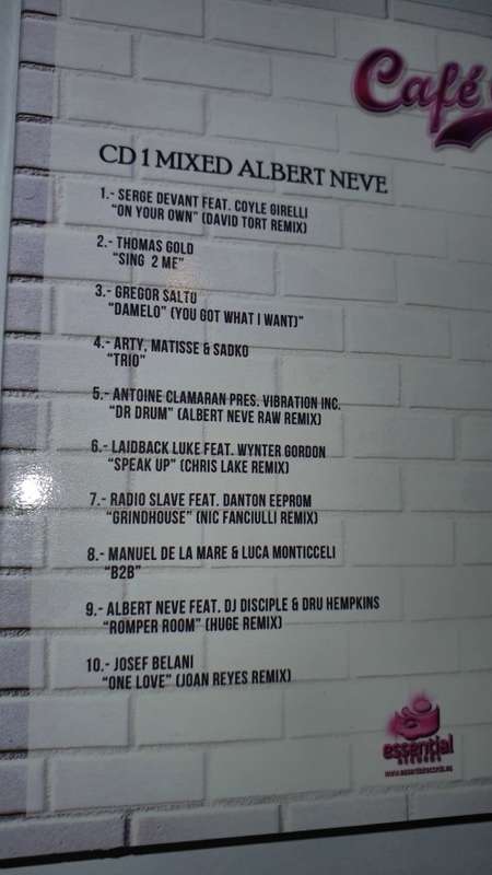 Cafe Ole, Mixed by Albert Neve and Rafha Madrid - 2012 double CD