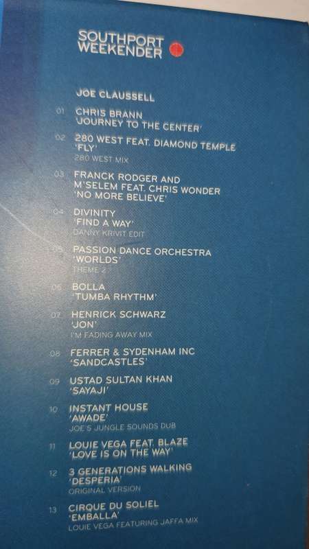 Southport Weekender Volume 2 - Various Artists - 2 CD Set - Blaze, Joe Claussell