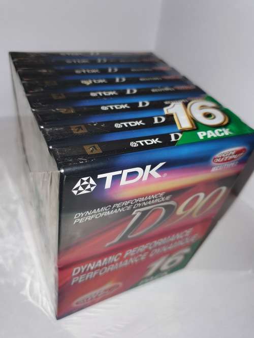 16-Pack TDK D90 Blank Audio Cassette Tapes High Output Sealed!