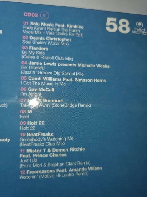 Hed Kandi (Disco Heaven, Vol. 58, 2006) 2 x CDs, Disco House, Various Artists