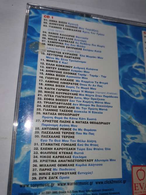 Thalassemia Club 2001 2CD 65 Non Stop tracks