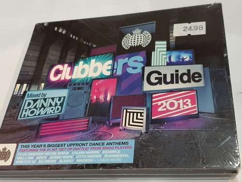 Clubbers Guide 2013 Mixed by Danny Howard 2 Cd Digipack New and Sealed!