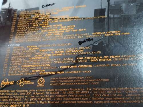 Hybrid Soundsystem 01 UK CD album (CDLP) 2 CD Set...