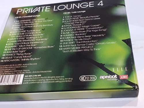 Various Artists Private Lounge 4 Limited Edition Import 2CD BOX Set
