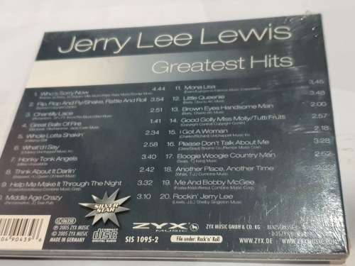Jerry Lee Lewis Greatest Hits Import Sealed!