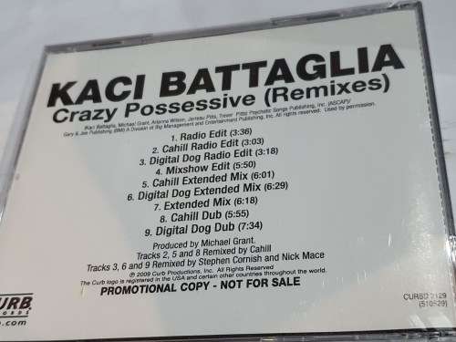 Kaci Battaglia Crazy Possessive Remixes single song cd
