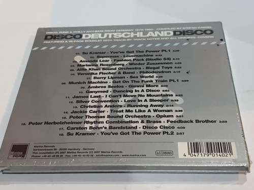 DISCO DEUTSCHLAND DISCO - Funk & Philly Anthems From Germany 1975-1980 Sealed!