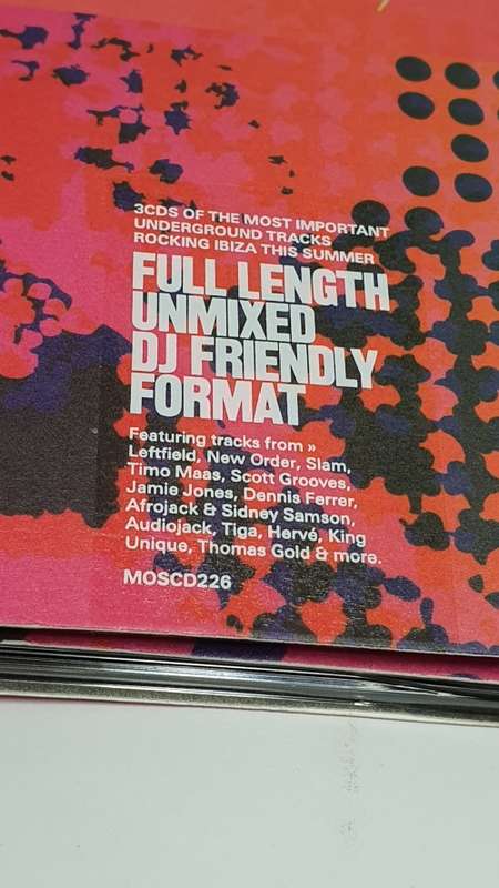 MINISTRY OF SOUND - THE UNDERGROUND 2010 IBIZA, TRIPLE CD ALBUM, (2010)