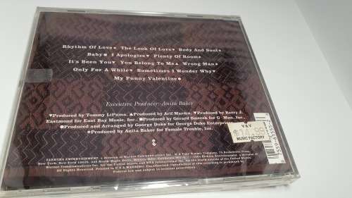 ANITA BAKER Rhythm of Love CD 1994 Elektra 61555 HYPE STICKER SEALED