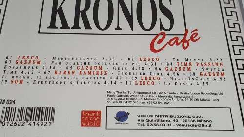 Artisti Vari-Kronos Cafe (UK IMPORT) CD