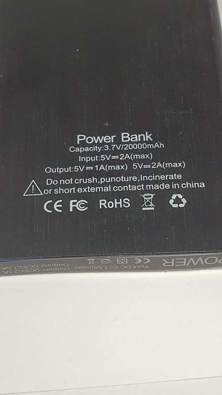 Power Banks 20000mah Black