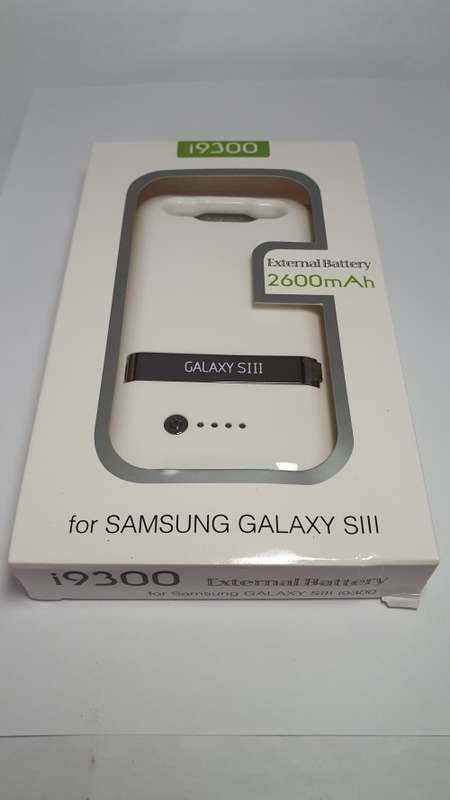 Samsung Galaxy S3 External battery 2600mAh/ case