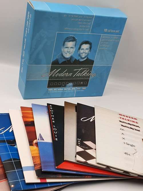Modern Talking  Selected Singles `85-`98 - Import - Maxi Singles - Mint 10 CD box set