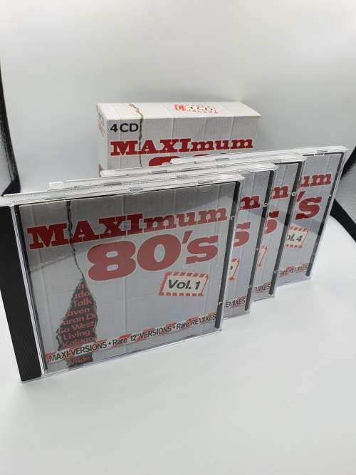 Rare 12` versions MAXImum 80`s - Import 4 CD set -Import Mint