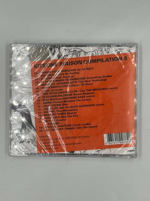 Kitsuné Maison Compilation 8 20-Trk French CD 2009 (Kitsune) Sealed Import