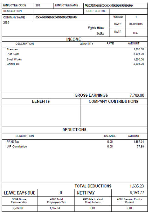 Sage Pastel Partner Payroll Advantage - Single User 10 Employees