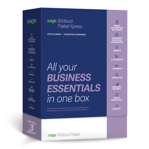 Sage 50 Cloud Pastel Xpress (1 User Multiple Companies)