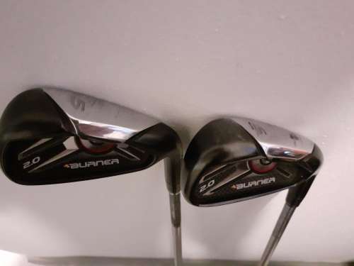 5 IRON, 6 IRON TAYLORMADE BURNER 2.0 HP STEEL REGULAR FLEX