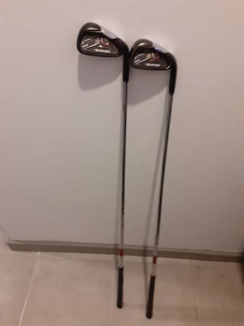 5 IRON, 6 IRON TAYLORMADE BURNER 2.0 HP STEEL REGULAR FLEX