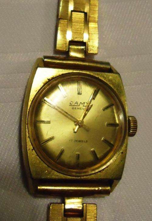 VINTAGE SWISS CAMY GENEVE LADIES WATCH 17 JEWELS INCABLOC WORKING bobshop .za