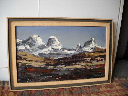 OIL PAINTING BY P VAN BLOMMESTEIN 30X50 CM