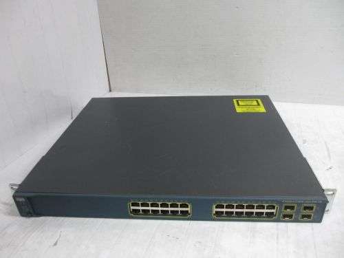 Cisco Catalyst WS-C3560G-24PS-S 24-Port Gigabit PoE Network Switch