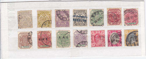 Collection of fine used Transvaal stamps