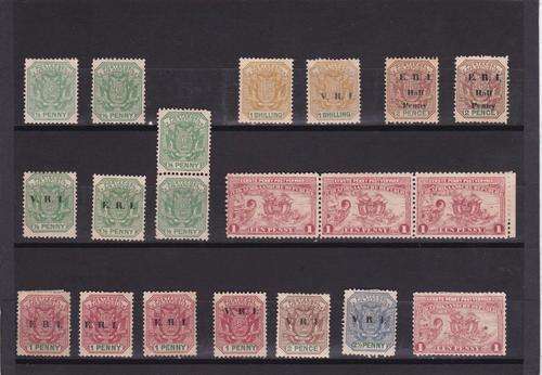 Collection of Transvaal stamps