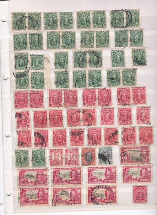 Southern / Northern Rhodesia duplicates with great postmarks