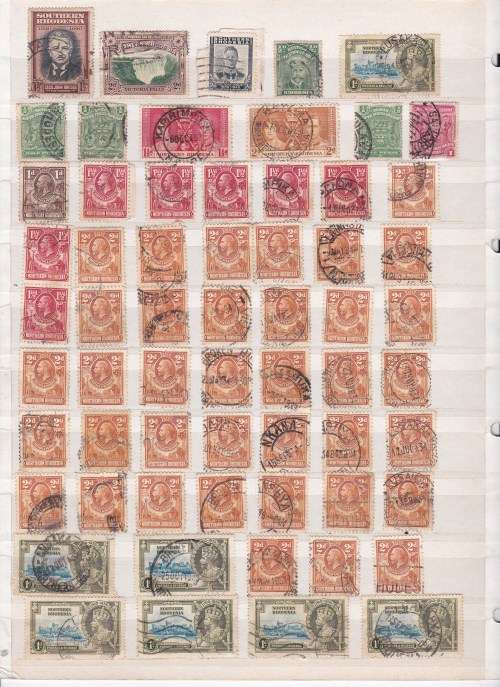 Southern / Northern Rhodesia duplicates with great postmarks