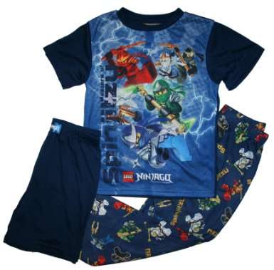Lego Ninjago Boys 3 Piece Pajama Set