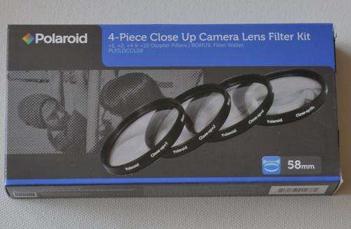 Polaroid Optics 58mm 4 Piece Close Up Filter Set (+1, +2, +4, +10)