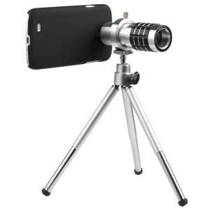 XCSource Phone Camera Lens 12X + Tripod + Case for Samsung Galaxy S4 SIV GT-i9500 DC321