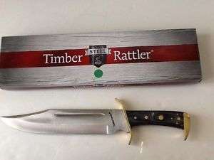 Timber Rattler Western Outlaw Bowie Knife