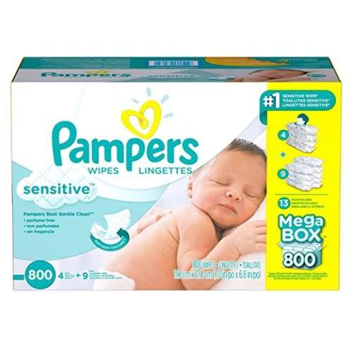 Pampers Sensitive Baby Wipes (800 ct.)