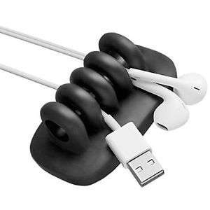 Quirky PCORP-BK01 Cordies Desktop Cable Management System - Black