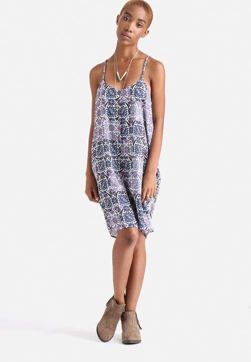 Tapestry Tile Print Cocoon Dress (Size 8)