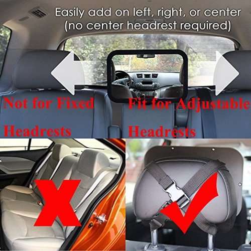 Baby Back SeatMirror Shatterproof Acrylic Baby Car Mirror