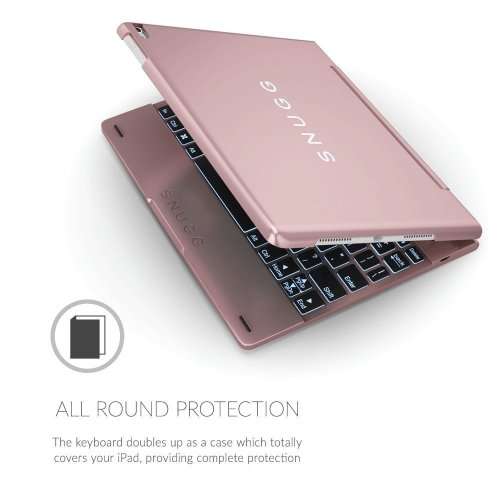 Ipad Mini Backlit Keyboard Case Rosegold