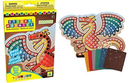 Sticky Mosaics Dragon by The Orb Factory