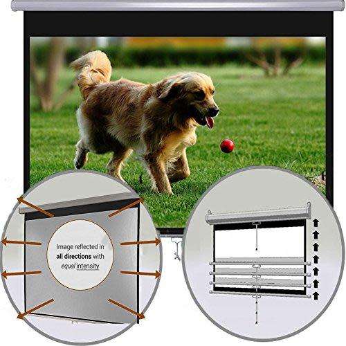 Dansung Manual Pull Down Projector Screen 72" 4:3 HD Projection Screen