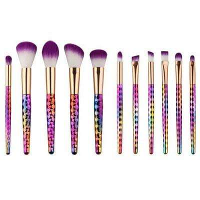 11 Piece Makeup Brushes Set
